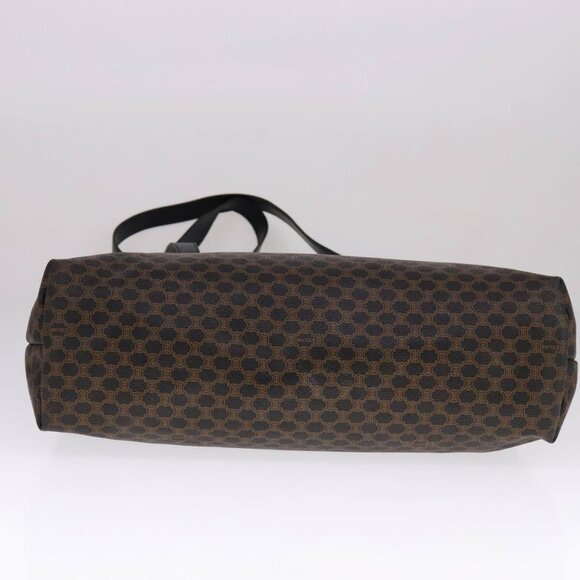 CELINE Macadam Canvas Tote Bag PVC Leather Black Auth yk17145 - Picture 7 of 16